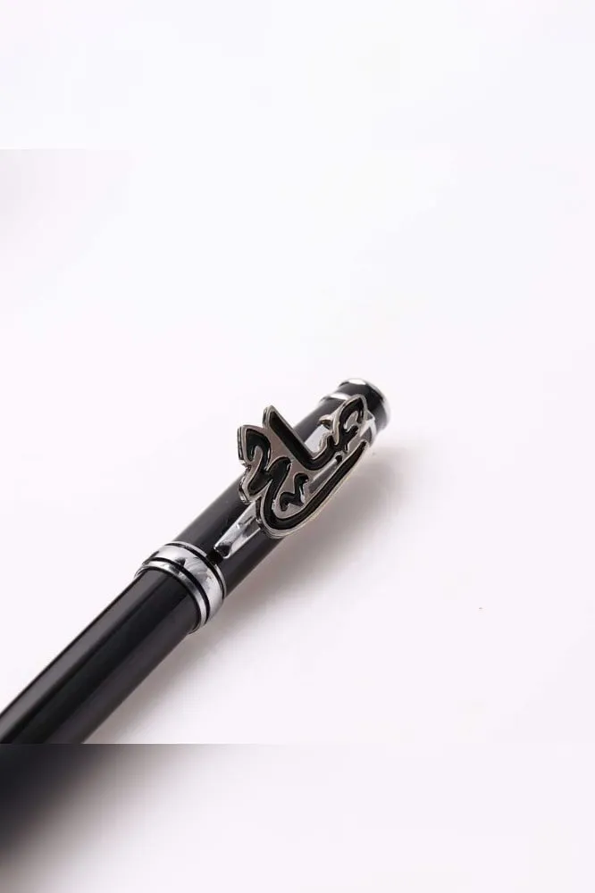 قلم الرقي الأسود والفضي_2